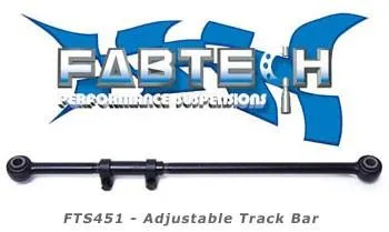 Fabtech 1995.5-2004 Ford SuperDuty 4WD Adjustable Track Bar # FTS451